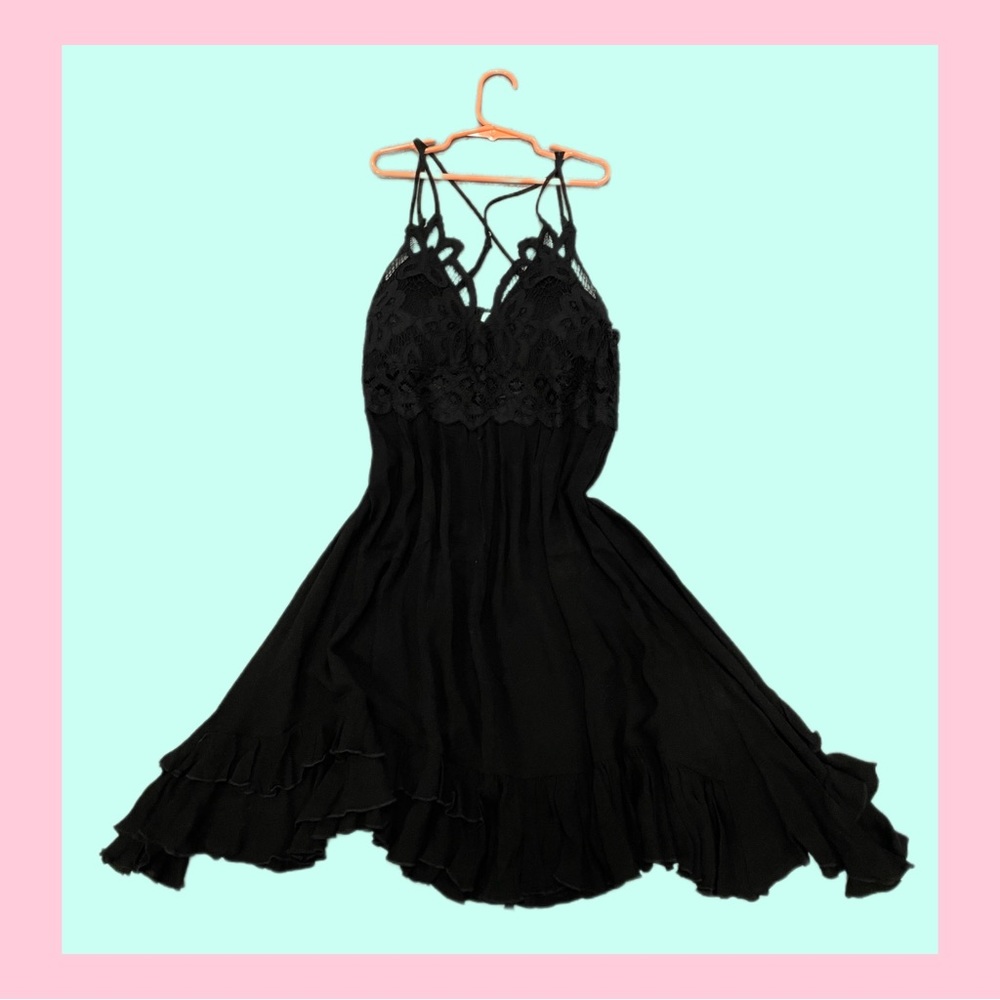 Black Sundress With Built in Bra